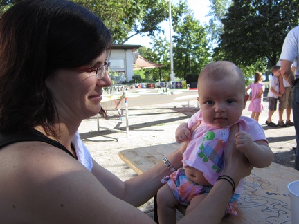 Erynn and Greta at the MRC Club Social